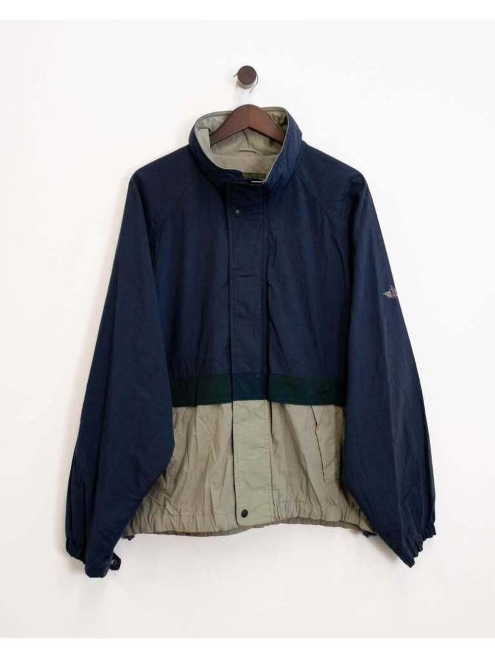 Vintage Dockers Golf Colorblock Windbreaker Jacket — Men’s Large